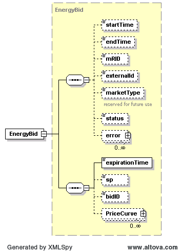 DAM Energy Bid Structure